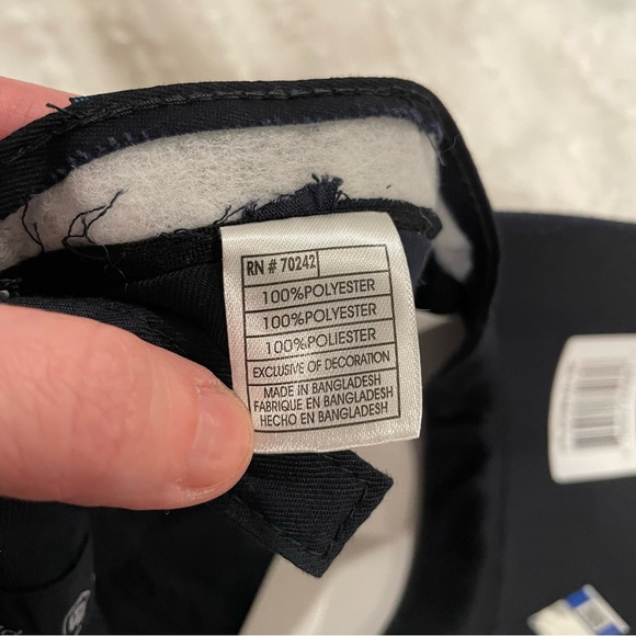 Georgetown Hoyas Embroidered G Baseball Hat Top of the World Navy hat - Picture 7 of 10